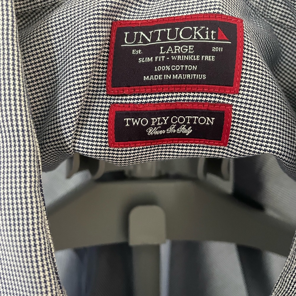 Men’s Large Houndstooth Button Down - image 2